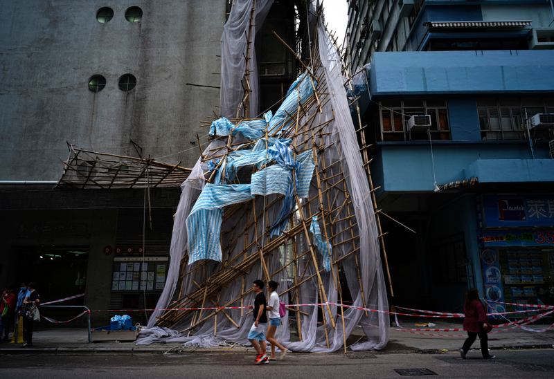 Illustration for article titled Caos y destrucción: así está siendo el paso del super ciclón Mangkhut en Hong Kong